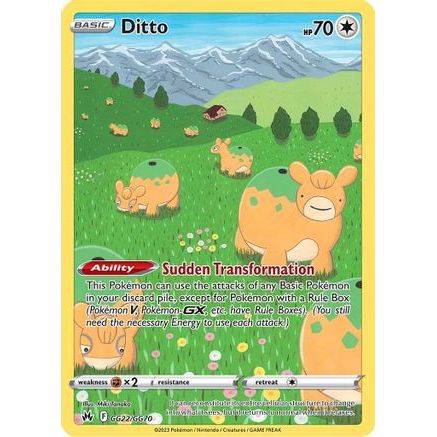Ditto GG22/70 - Crown Zenith Galarian Gallery Holofoil
