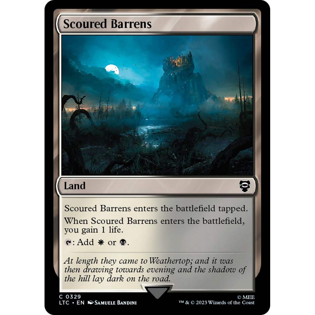 Scoured Barrens (LTC-329) - Tales of Middle-earth Commander