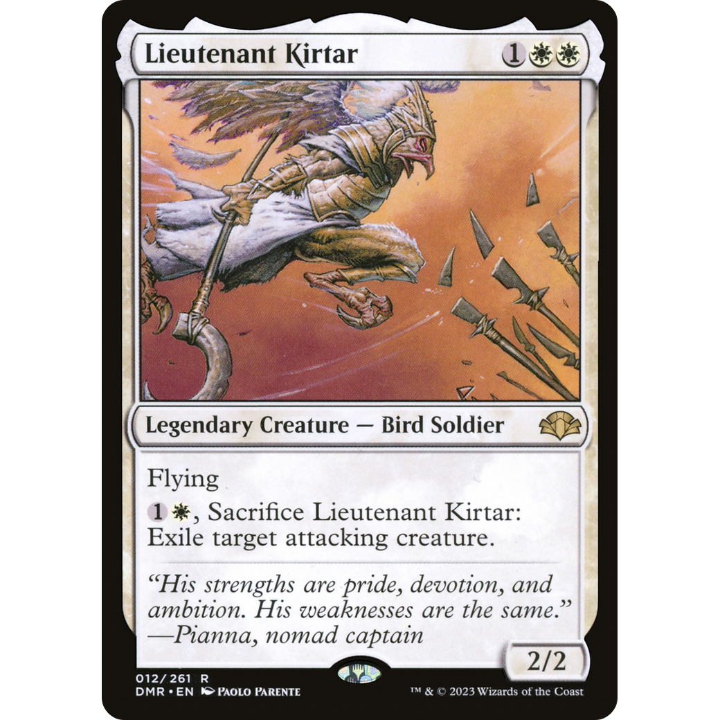 Lieutenant Kirtar (DMR-012) - Dominaria Remastered Foil