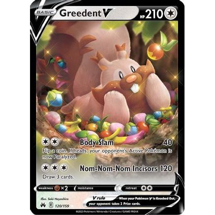 Greedent V 120/159 - Crown Zenith Holofoil