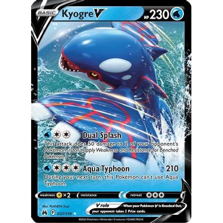 Kyogre V 37/159 - Crown Zenith Holofoil
