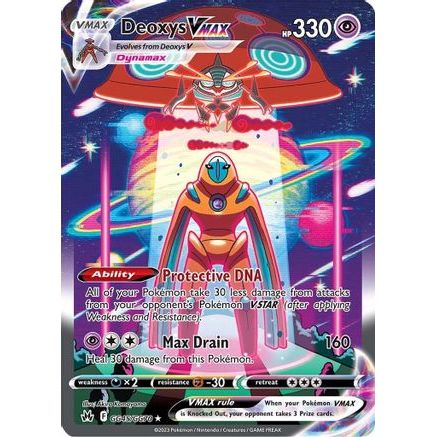 Deoxys VMAX GG45/70 - Crown Zenith Galarian Gallery Holofoil
