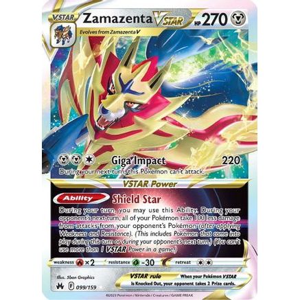 Zamazenta VSTAR 99/159 - Crown Zenith Holofoil