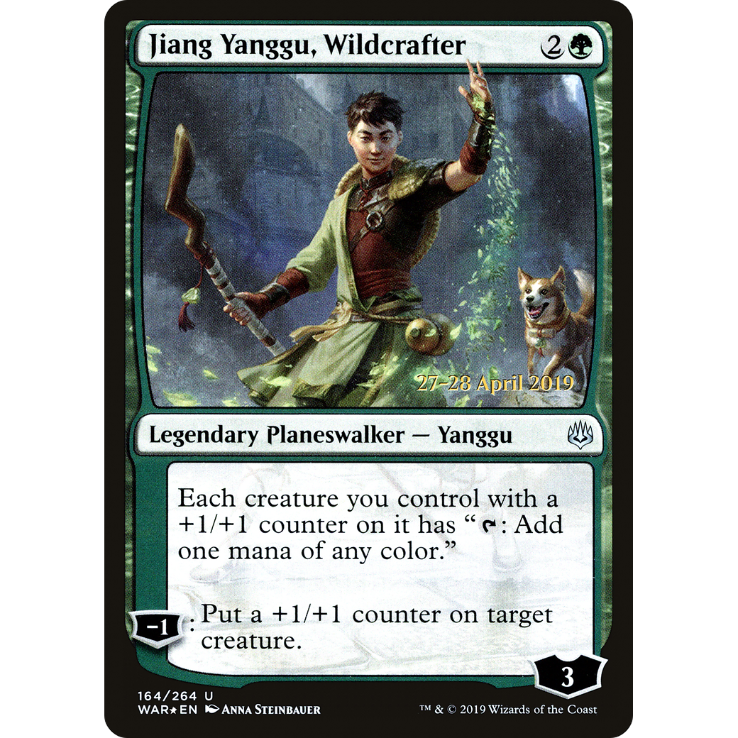 Jiang Yanggu, Wildcrafter (PRE-164) - War of the Spark Promos Foil