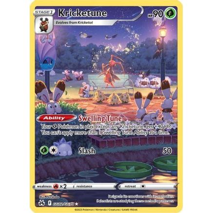 Kricketune GG02/70 - Crown Zenith Galarian Gallery Holofoil