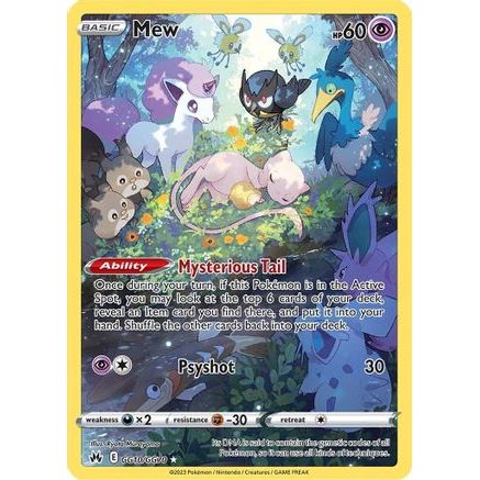 Mew GG10/70 - Crown Zenith Galarian Gallery Holofoil