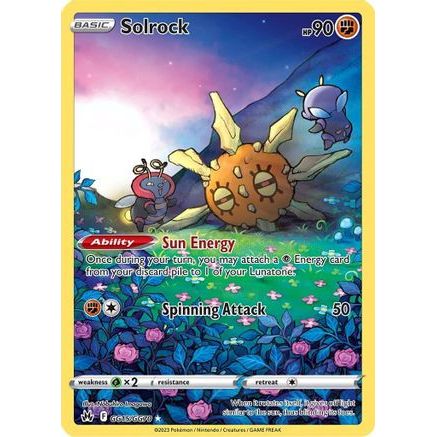 Solrock GG15/70 - Crown Zenith Galarian Gallery Holofoil