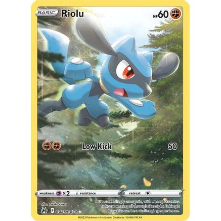 Riolu GG26/70 - Crown Zenith Galarian Gallery Holofoil