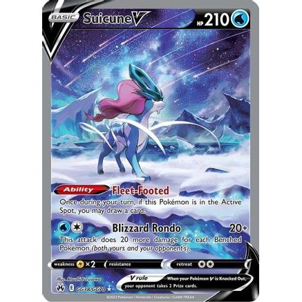 Suicune V GG38/70 - Crown Zenith Galarian Gallery Holofoil