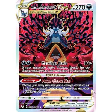 Hisuian Samurott VSTAR GG52/70 - Crown Zenith Galarian Gallery Holofoil