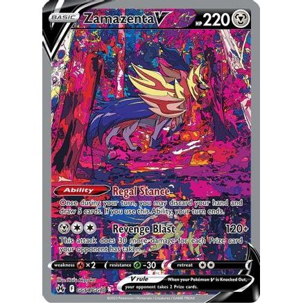 Zamazenta V GG54/70 - Crown Zenith Galarian Gallery Holofoil