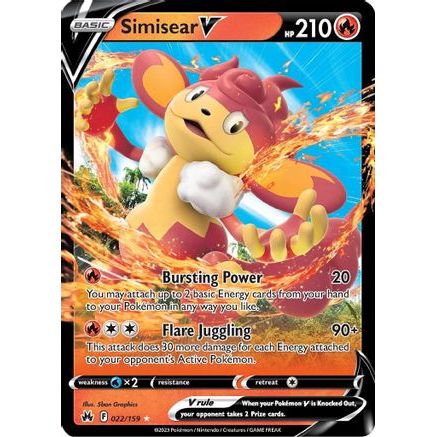 Simisear V 22/159 - Crown Zenith Holofoil