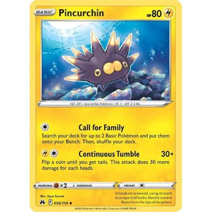 Pincurchin 56/159 - Crown Zenith