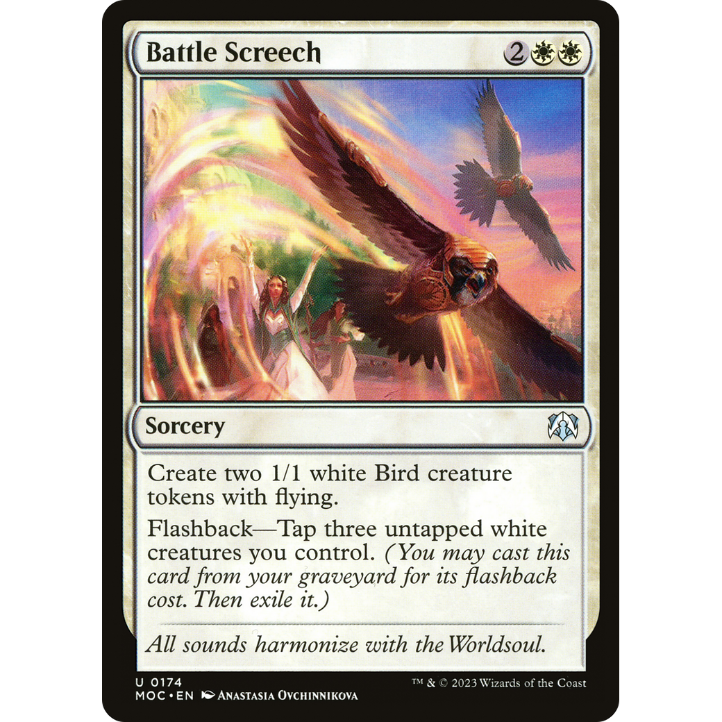 Battle Screech (MOC-174) - March of the Machine Commander