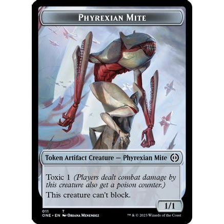 Phyrexian Mite // Phyrexian Insect Double-Sided Token (ONC-11 // 16) - Commander: Phyrexia: All Will Be One