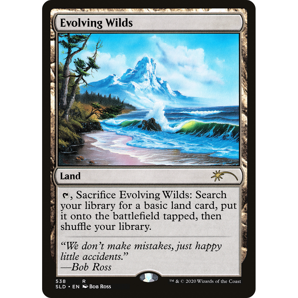 Evolving Wilds (Bob Ross) (SLD-538) - Secret Lair Drop