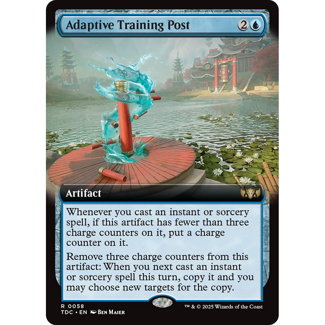 Adaptive Training Post (TDC-058) - Commander: Tarkir: Dragonstorm: (Extended Art)