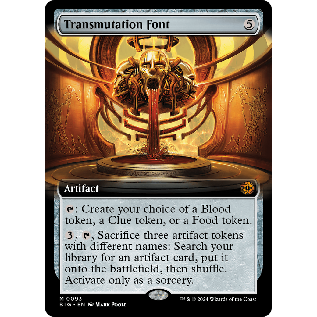 Transmutation Font (Extended Art) (BIG-093) - The Big Score: (Extended Art)