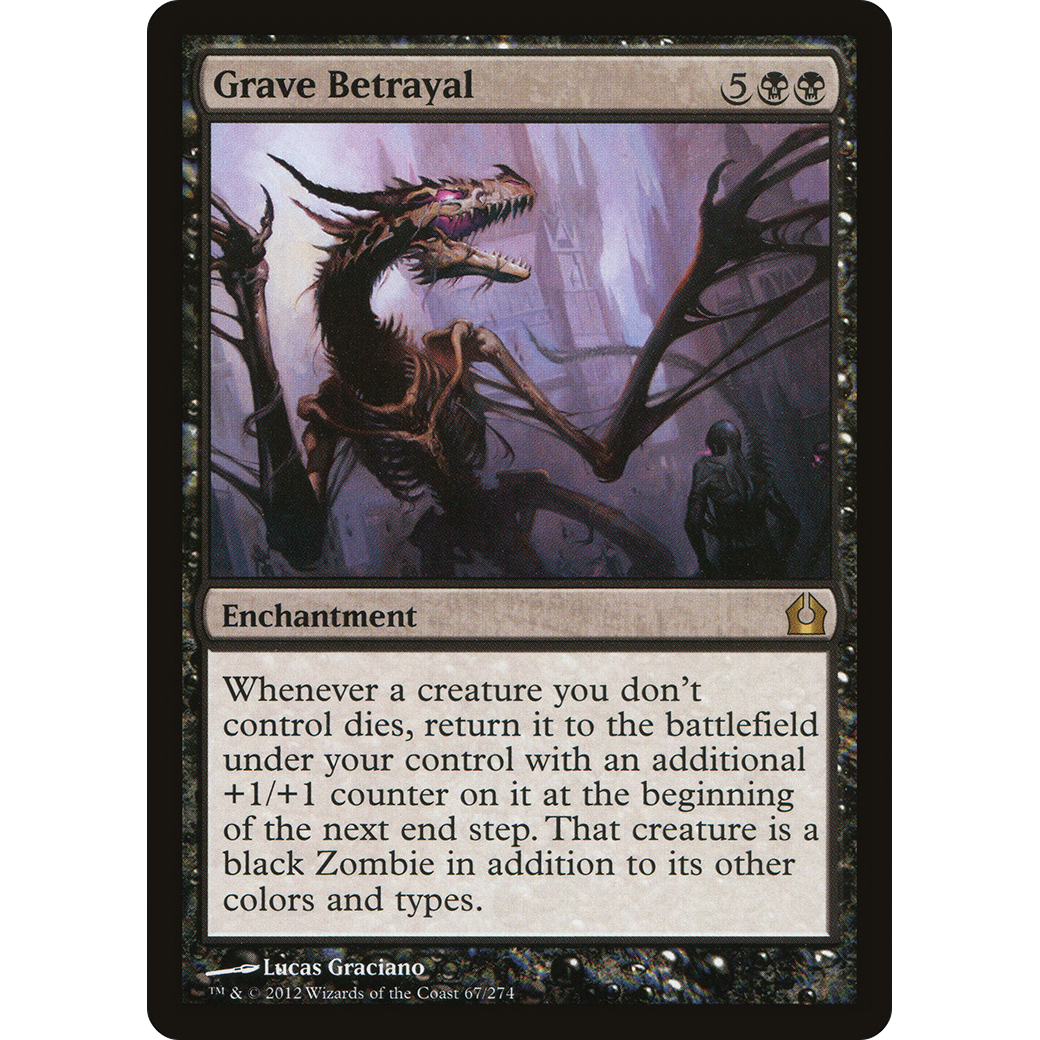 Grave Betrayal (RTR-067) - Return to Ravnica Foil