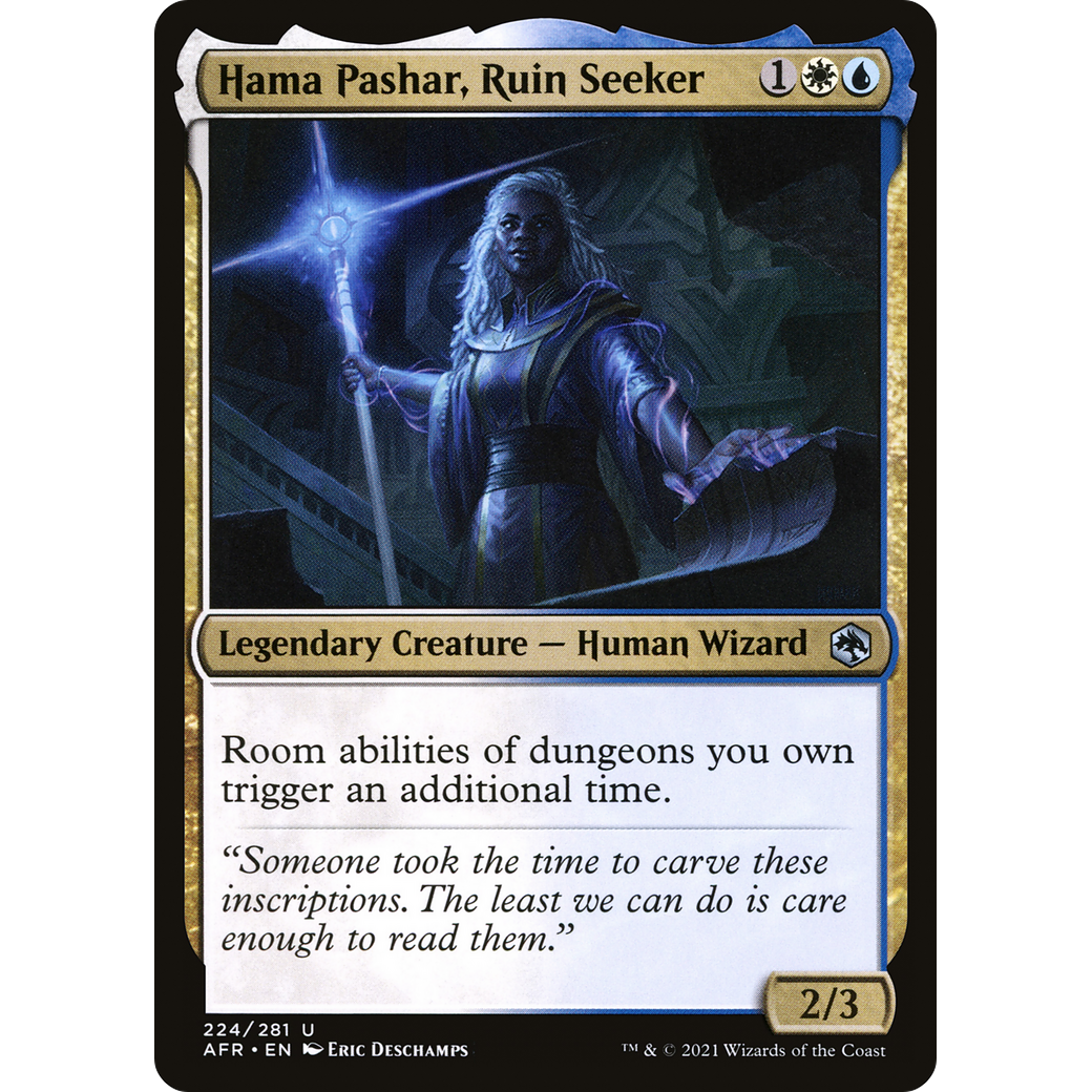 Hama Pashar, Ruin Seeker (AFR-224) - Adventures in the Forgotten Realms Foil