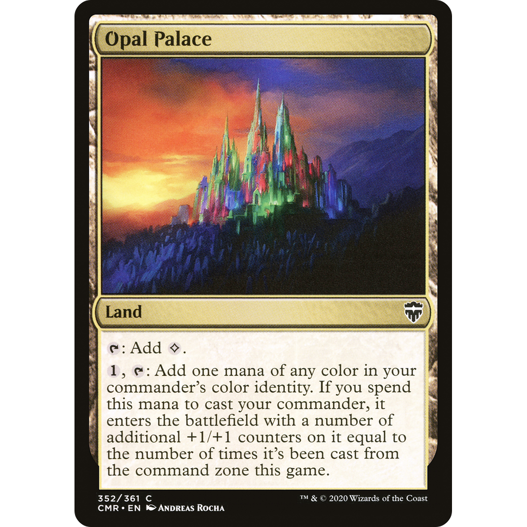 Opal Palace (CMR-352) - Commander Legends Foil