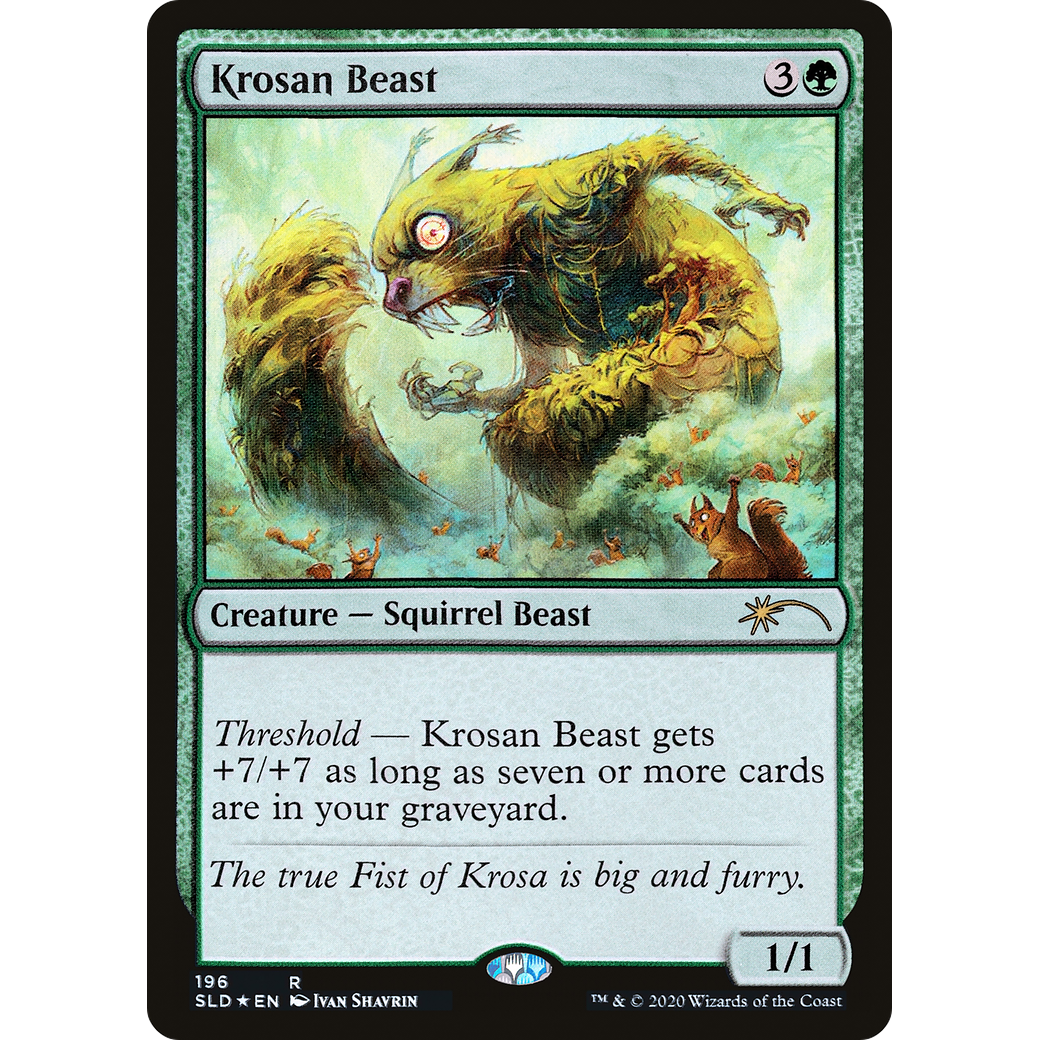 Krosan Beast (SLD-196) - Secret Lair Drop Foil
