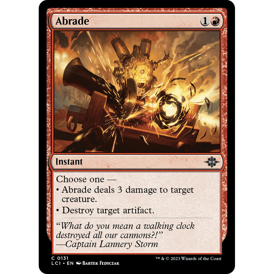 Abrade (LCI-131) - The Lost Caverns of Ixalan Foil