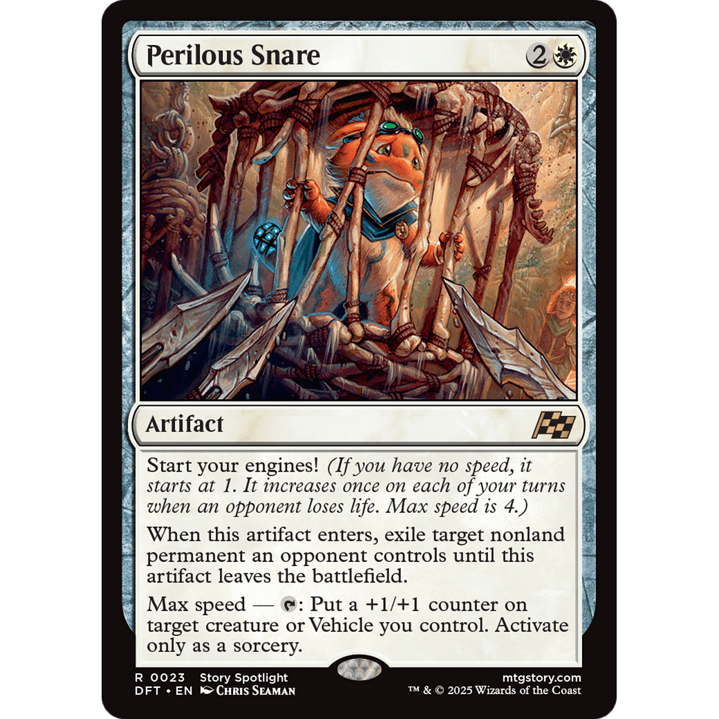 Perilous Snare (DFT-023) - Aetherdrift Foil
