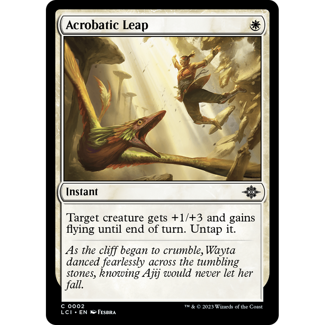 Acrobatic Leap (LCI-002) - The Lost Caverns of Ixalan Foil
