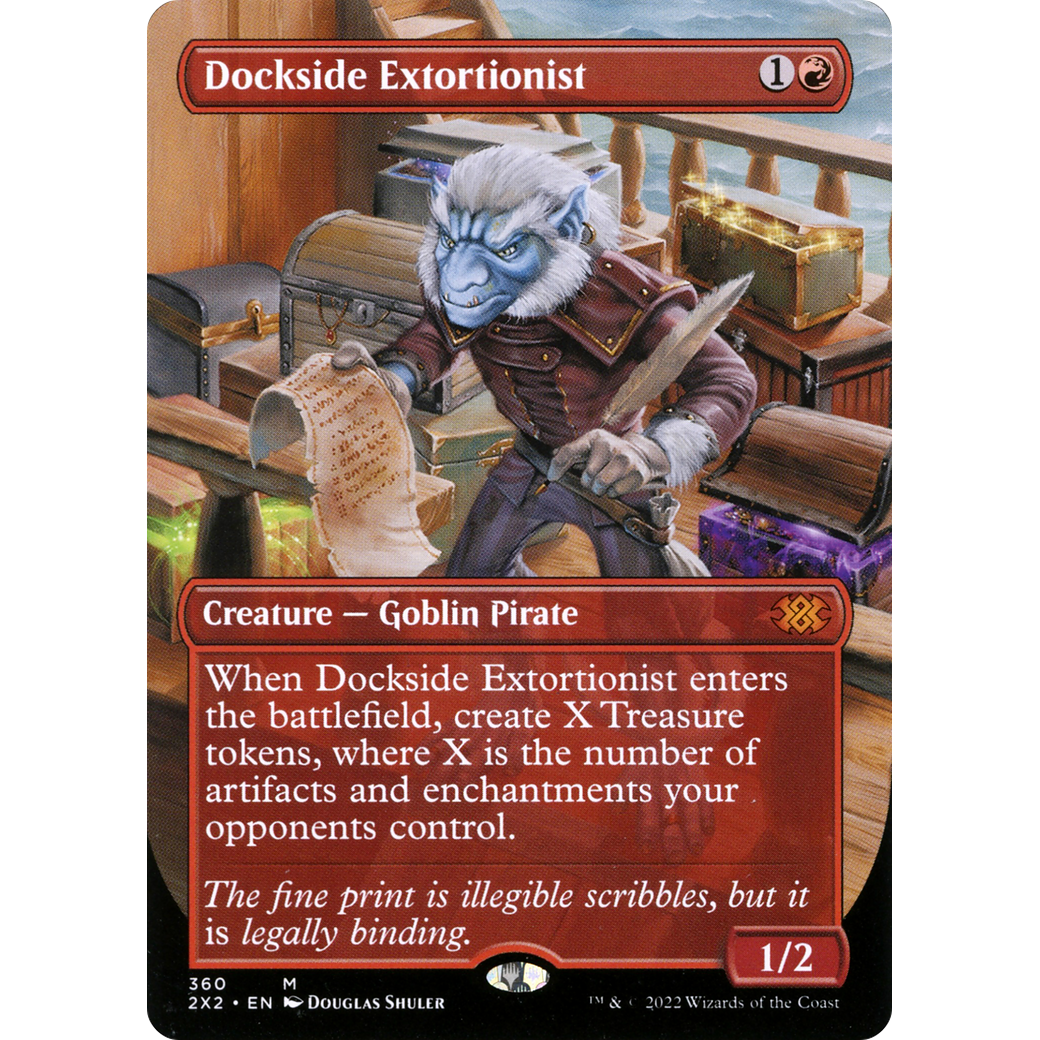 Dockside Extortionist (Borderless) (2X2-360) - Double Masters 2022 (Borderless)