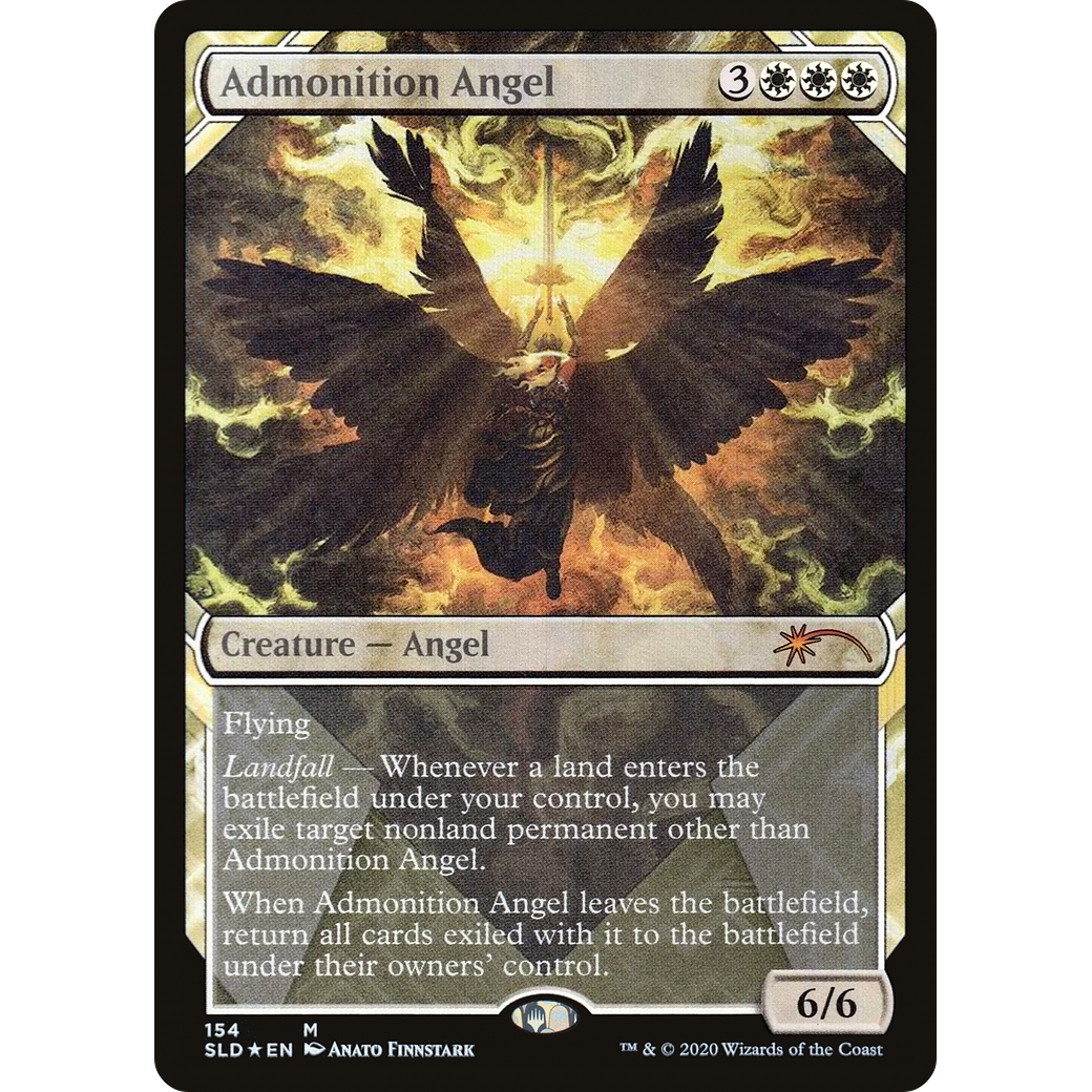 Admonition Angel (SLD-154) - Secret Lair Drop: (Showcase) Foil