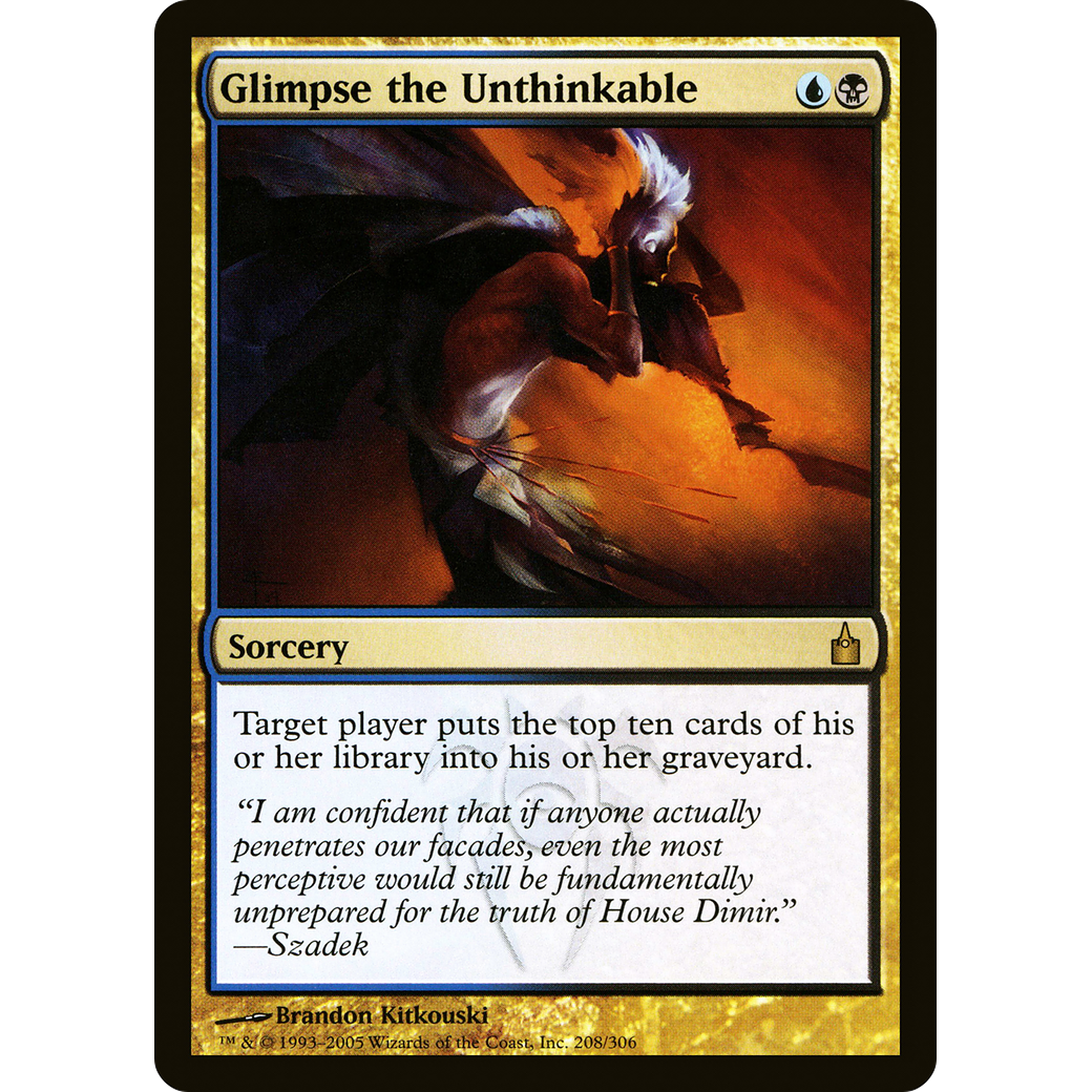 Glimpse the Unthinkable (RAV-208) - Ravnica: City of Guilds