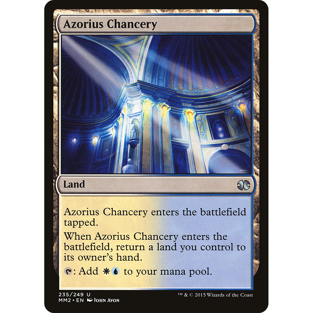 Azorius Chancery (MM2-235) - Modern Masters 2015 Foil