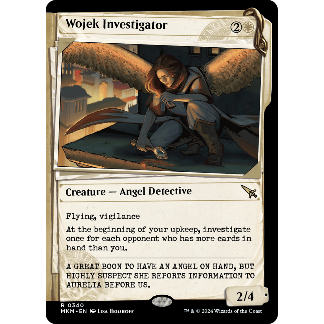 Wojek Investigator (MKM-340) - Murders at Karlov Manor: (Showcase) Foil