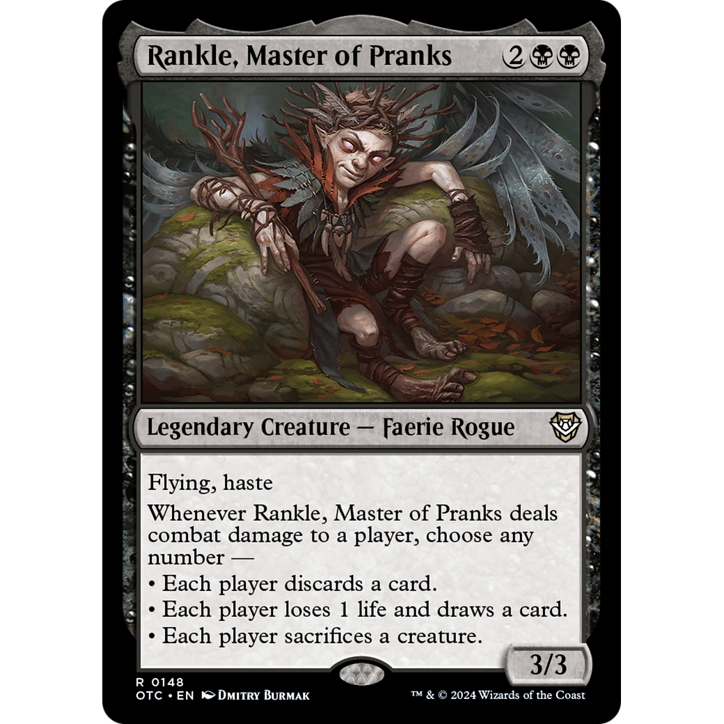 Rankle, Master of Pranks (OTC-148) - Outlaws of Thunder Junction Commander