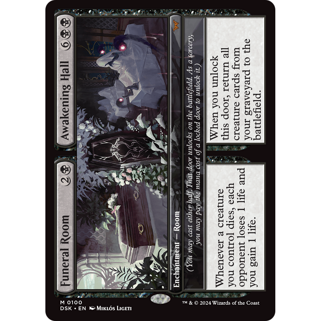 Funeral Room // Awakening Hall (DSK-100) - Duskmourn: House of Horror Foil