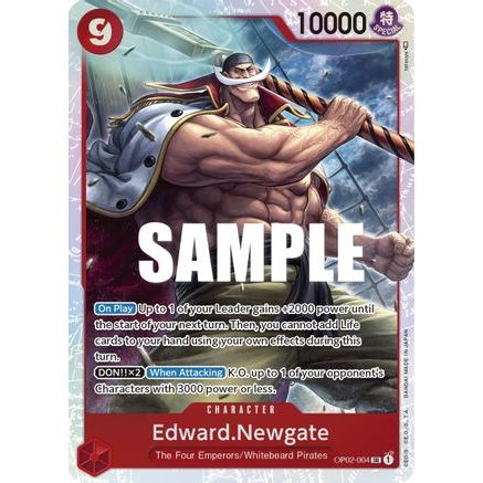 Edward.Newgate (004) (OP02-004) - Paramount War Foil