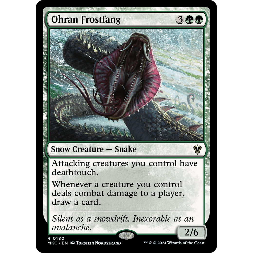 Ohran Frostfang (MKC-180) - Murders at Karlov Manor Commander
