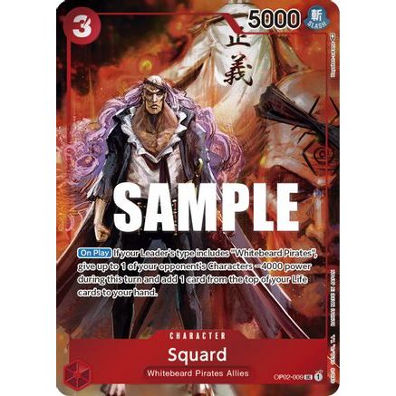 Squard (Box Topper) (OP02-009) - Paramount War Foil
