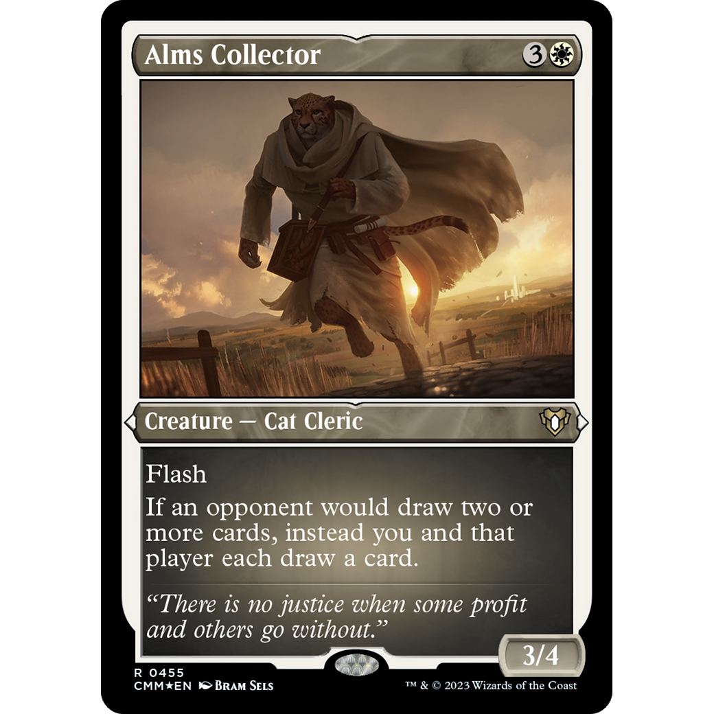 Alms Collector (CMM-455) - Commander Masters Etched Foil