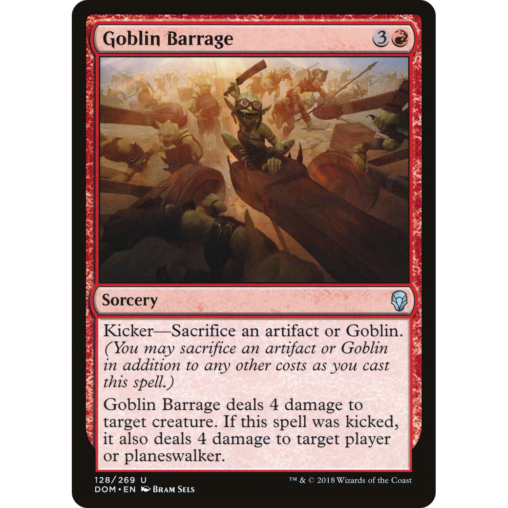 Goblin Barrage (DOM-128) - Dominaria