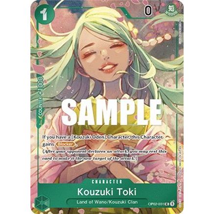 Kouzuki Toki (Box Topper) (OP02-031) - Paramount War Foil