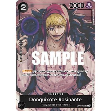 Donquixote Rosinante (Box Topper) (OP02-108) - Paramount War Foil