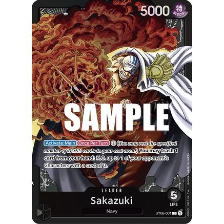 Sakazuki (ST06-001) - Starter Deck 6: Absolute Justice Foil