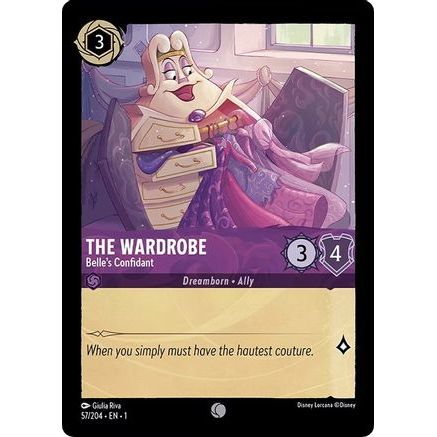 The Wardrobe - Belle's Confidant (57/204) - The First Chapter Cold Foil