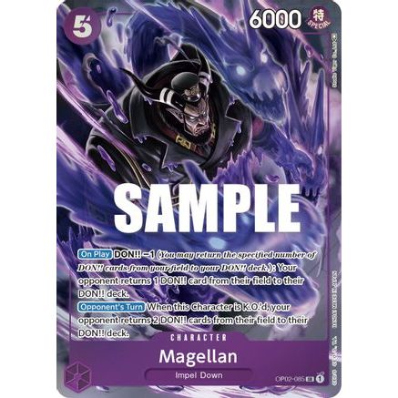 Magellan (085) (Alternate Art) (OP02-085) - Paramount War Foil