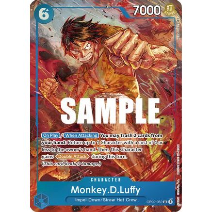 Monkey.D.Luffy (062) (Alternate Art) (OP02-062) - Paramount War Foil