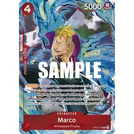 Marco (Alternate Art) (OP02-018) - Paramount War Foil