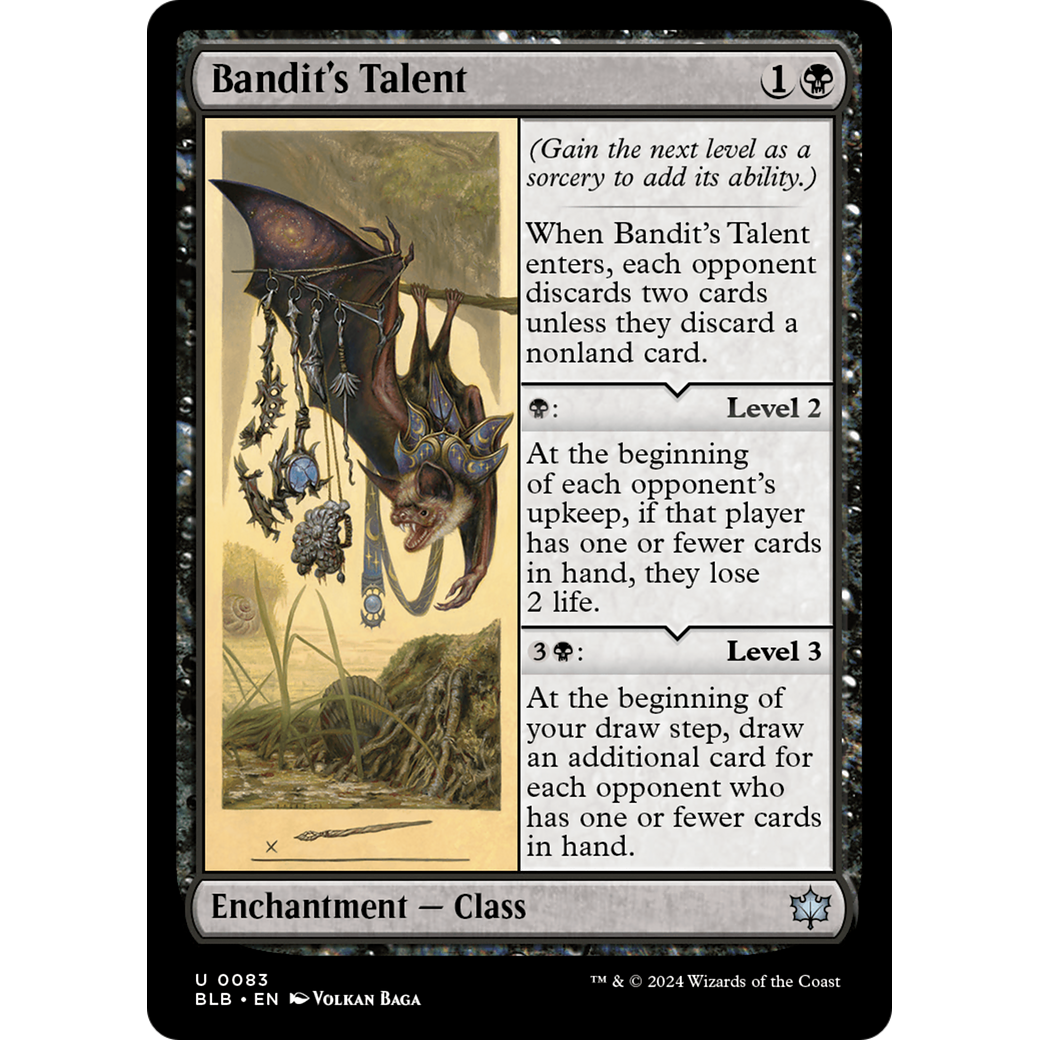 Bandit's Talent (BLB-083) - Bloomburrow Foil