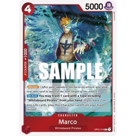 Marco (OP02-018) - Paramount War Foil